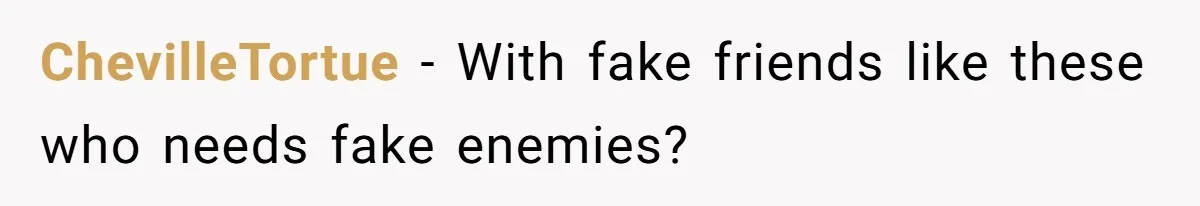 Woman Ruined Her Apartment Hunt By Sabotaging Coworker's Verification Process ChevilleTortue − With fake friends like these who needs fake enemies?