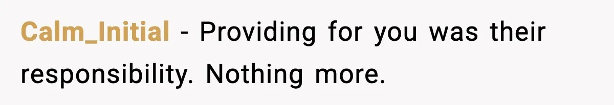 Parents Demand Rent at 18, Twins Choose to Leave Instead Calm_Initial - Providing for you was their responsibility. Nothing more.