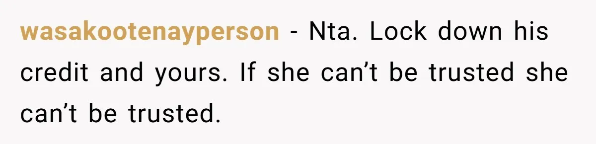 Grandmother Demands Photo Of Teen Birth Certificate To Open A Suspicious Bank Account wasakootenayperson − Nta. Lock down his credit and yours. If she can’t be trusted she can’t be trusted.