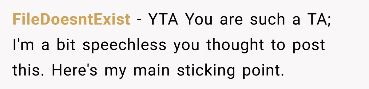 Woman Approves Fence Work Anyway, Can’t Believe Aunt Evicts Them Over Tree FileDoesntExist − YTA You are such a TA; I'm a bit speechless you thought to post this. Here's my main sticking point.