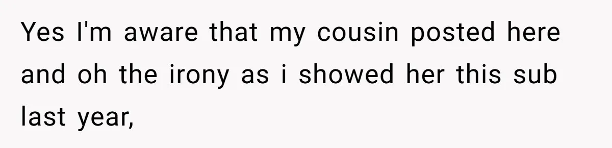 Cousin Demands Woman To Change Her Hair For Wedding Photos, Should She Have Compromised? Yes I'm aware that my cousin posted here and oh the irony as i showed her this sub last year,