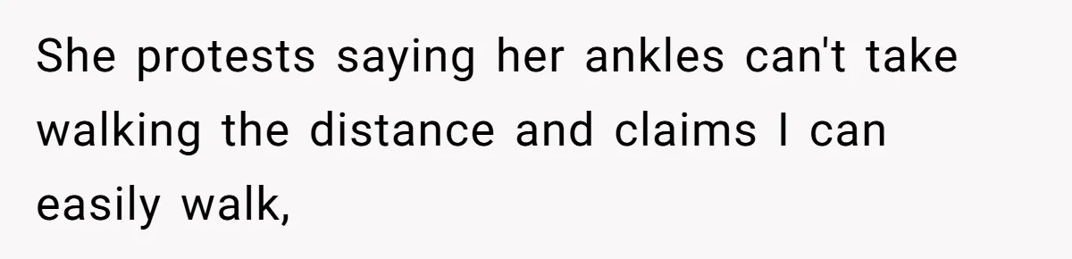 Man Tows His Neighbor's Car After She Parks In His Driveway Without Permission She protests saying her ankles can't take walking the distance and claims I can easily walk,