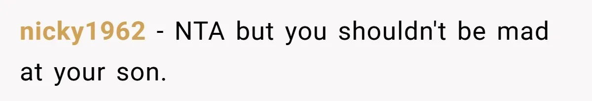 Dad Gets Upset When Son Talks To Mom Instead Of Him When He Was Crying nicky1962 − NTA but you shouldn't be mad at your son.