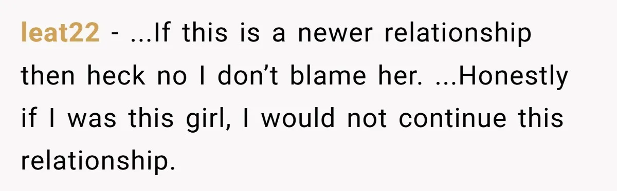 To Flush or Not to Flush: A Clogged Toilet Causes an Unexpected Relationship Rift leat22 − ...If this is a newer relationship then heck no I don’t blame her. ...Honestly if I was this girl, I would not continue this relationship.