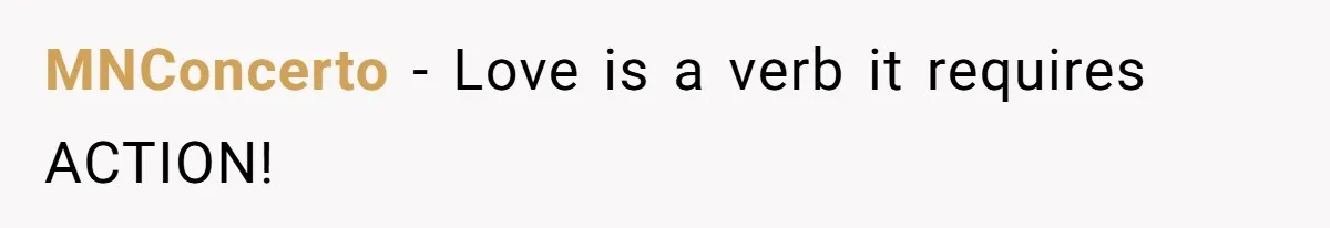 MNConcerto − Love is a verb it requires ACTION!