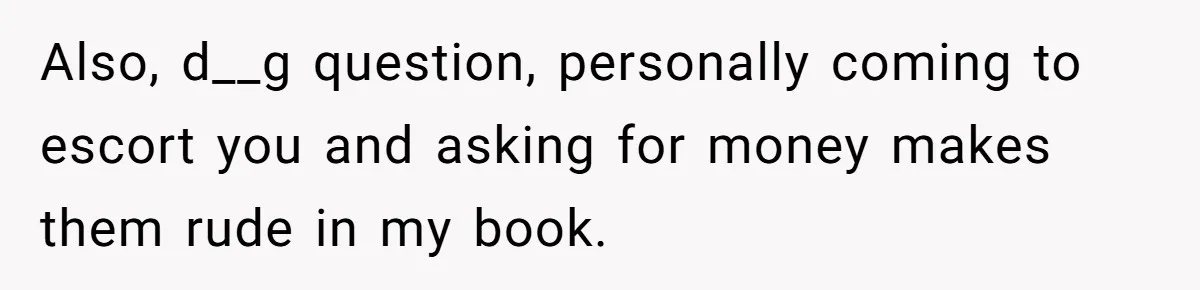 She Refuses To Pay For Meal, Boyfriend’s Family Turns Against Her Also, d__g question, personally coming to escort you and asking for money makes them rude in my book.
