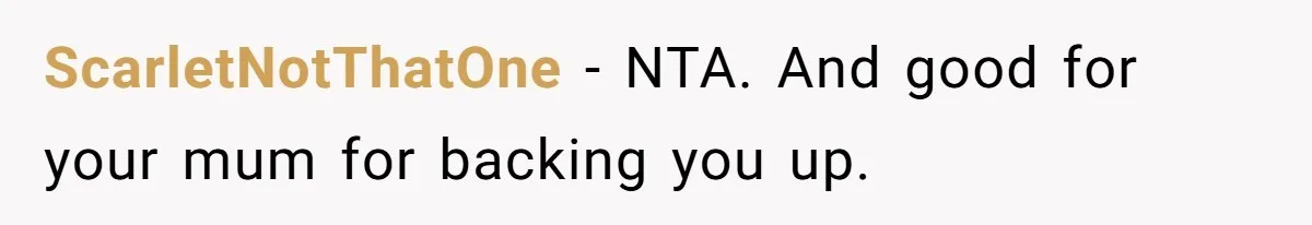 Study Time Turned into Craft Time as an Aunt Steamrolls a Student’s Simple Request ScarletNotThatOne − NTA. And good for your mum for backing you up.
