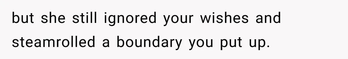 Study Time Turned into Craft Time as an Aunt Steamrolls a Student’s Simple Request but she still ignored your wishes and steamrolled a boundary you put up.