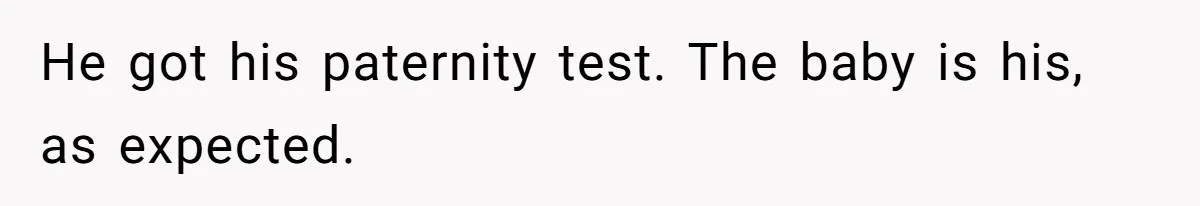 Husband Asks For Paternity Test Over Newborn’s Hair Color, Wife Feels Accused Of Infidelity He got his paternity test. The baby is his, as expected.