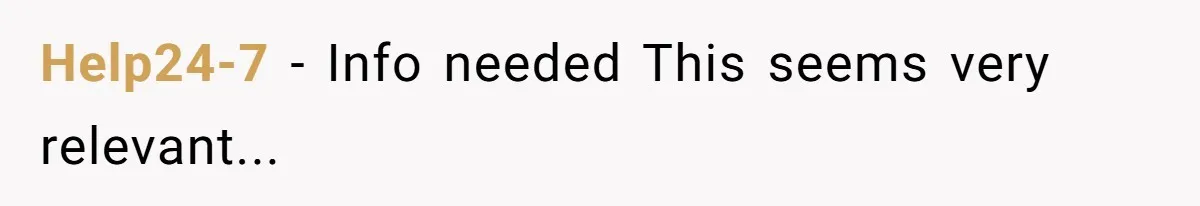Help24-7 − Info needed This seems very relevant...