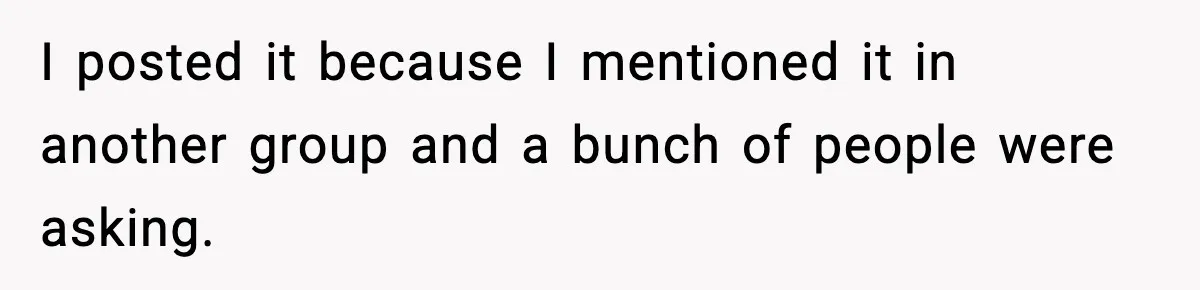 Woman Faces Backlash For Serving Smaller Portions After Guest Overeats And Strains Her Budget I posted it because I mentioned it in another group and a bunch of people were asking.