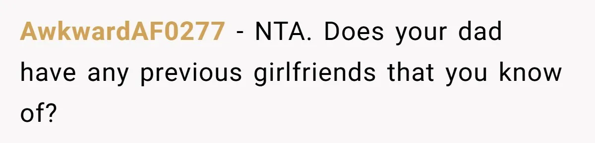 Twins Decide Enough Is Enough After Dad’s Girlfriend Keeps Mixing Their Names AwkwardAF0277 − NTA. Does your dad have any previous girlfriends that you know of?