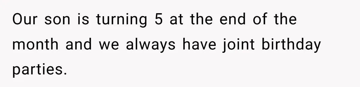 Our son is turning 5 at the end of the month and we always have joint birthday parties.