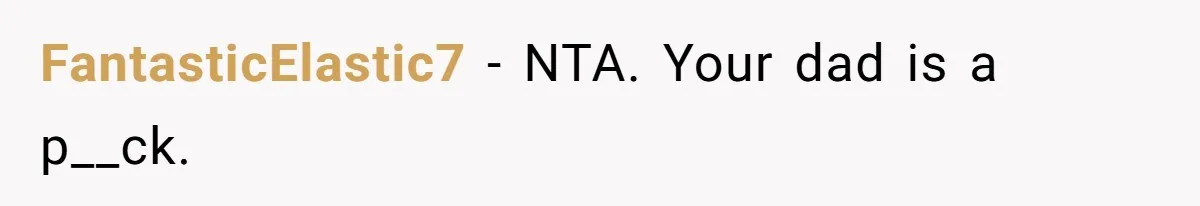 Dad Plays “Bonding Game” By Hiding Laptop, Then Calls Kid Terrible For Not Asking Him FantasticElastic7 − NTA. Your dad is a p__ck.