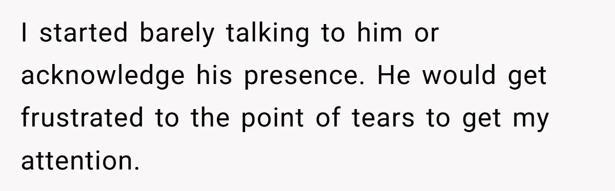 Teen Admits He Bullied His Disabled Brother For Years, Breaks Down After One Moment Changes Everything I started barely talking to him or acknowledge his presence. He would get frustrated to the point of tears to get my attention.