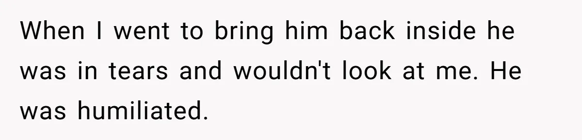 Teen Admits He Bullied His Disabled Brother For Years, Breaks Down After One Moment Changes Everything When I went to bring him back inside he was in tears and wouldn't look at me. He was humiliated.