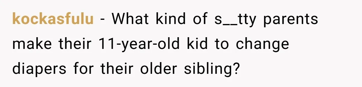 Teen Admits He Bullied His Disabled Brother For Years, Breaks Down After One Moment Changes Everything kockasfulu − What kind of s__tty parents make their 11-year-old kid to change diapers for their older sibling?