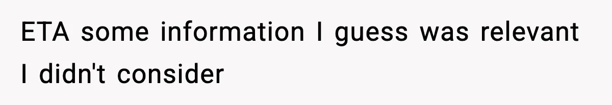 ETA some information I guess was relevant I didn't consider
