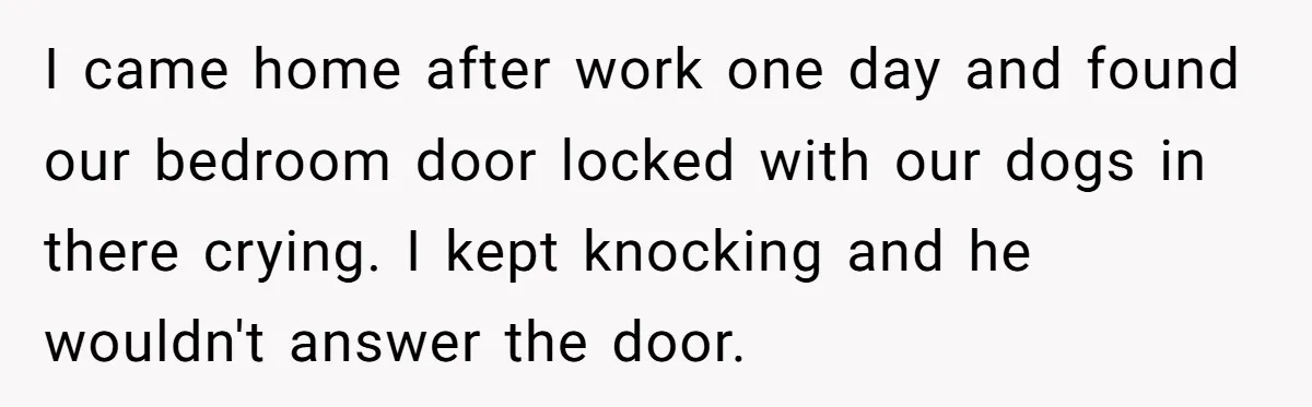 Life After a Soldier’s Loss: Navigating the Complex Feelings of Military Insurance and Family Tension I came home after work one day and found our bedroom door locked with our dogs in there crying. I kept knocking and he wouldn't answer the door.
