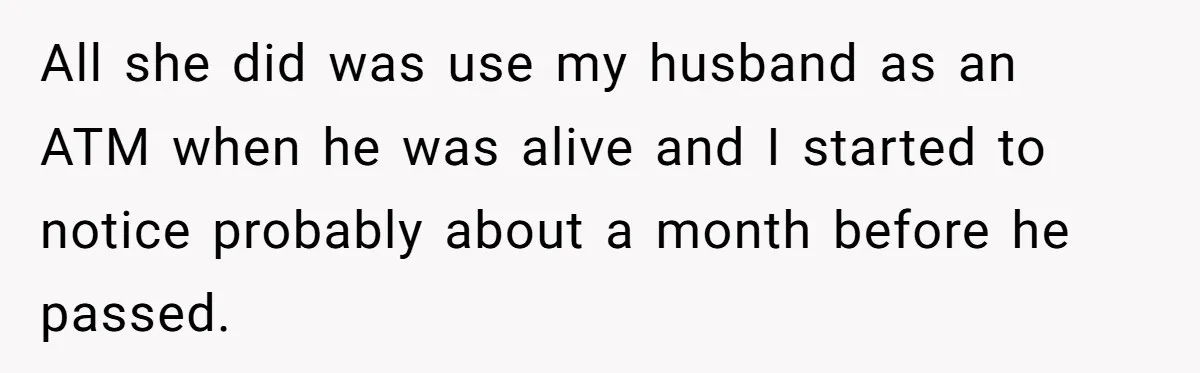 Life After a Soldier’s Loss: Navigating the Complex Feelings of Military Insurance and Family Tension All she did was use my husband as an ATM when he was alive and I started to notice probably about a month before he passed.
