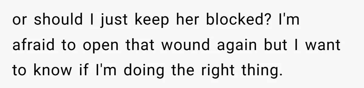 Life After a Soldier’s Loss: Navigating the Complex Feelings of Military Insurance and Family Tension or should I just keep her blocked? I'm afraid to open that wound again but I want to know if I'm doing the right thing.