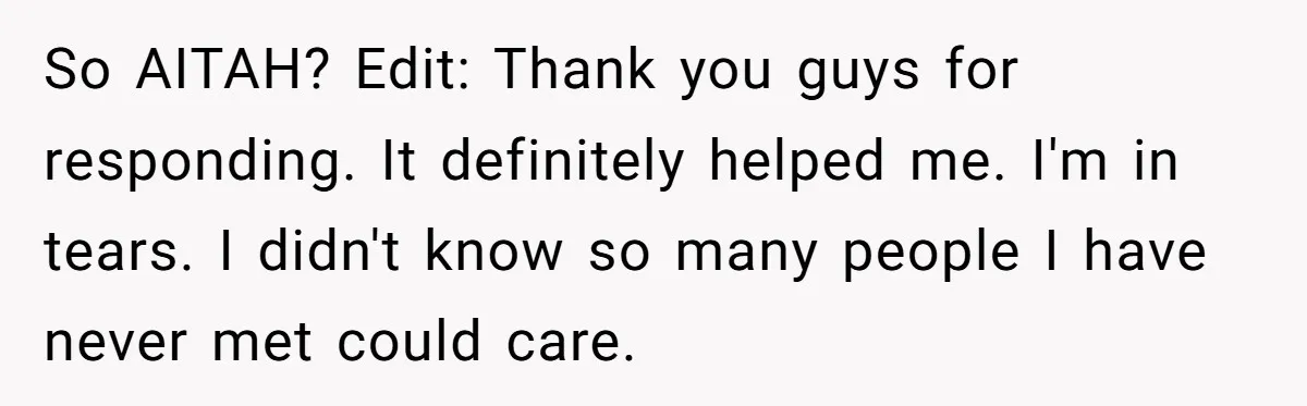 Life After a Soldier’s Loss: Navigating the Complex Feelings of Military Insurance and Family Tension So AITAH? Edit: Thank you guys for responding. It definitely helped me. I'm in tears. I didn't know so many people I have never met could care.