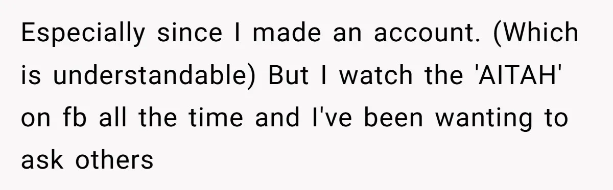 Life After a Soldier’s Loss: Navigating the Complex Feelings of Military Insurance and Family Tension Especially since I made an account. (Which is understandable) But I watch the 'AITAH' on fb all the time and I've been wanting to ask others