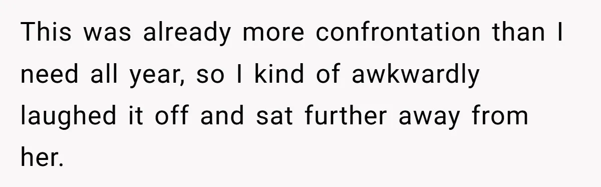 Daughter-in-Law Faces Backlash for Choosing Her Own Couch Over Her Mother-in-Law’s House This was already more confrontation than I need all year, so I kind of awkwardly laughed it off and sat further away from her.