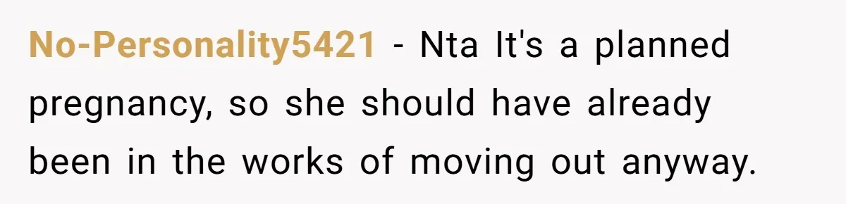 Mother Kicks Pregnant Teen Daughter Out After She Refuses To Follow Household Rules No-Personality5421 − Nta It's a planned pregnancy, so she should have already been in the works of moving out anyway.