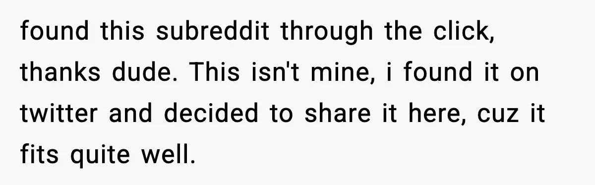 Tenant Removes Garden Before Leaving, Landlord’s Plan Backfires Instantly found this subreddit through the click, thanks dude. This isn't mine, i found it on twitter and decided to share it here, cuz it fits quite well.