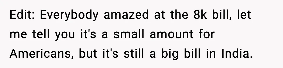 Insurance Refuses Reimbursement, Ends Up Paying 7x More Instead Edit: Everybody amazed at the 8k bill, let me tell you it's a small amount for Americans, but it's still a big bill in India.