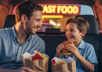 Dad Went To Jack In The Box With His Son, And A Kind Stranger’s Gesture Left Him In Tears