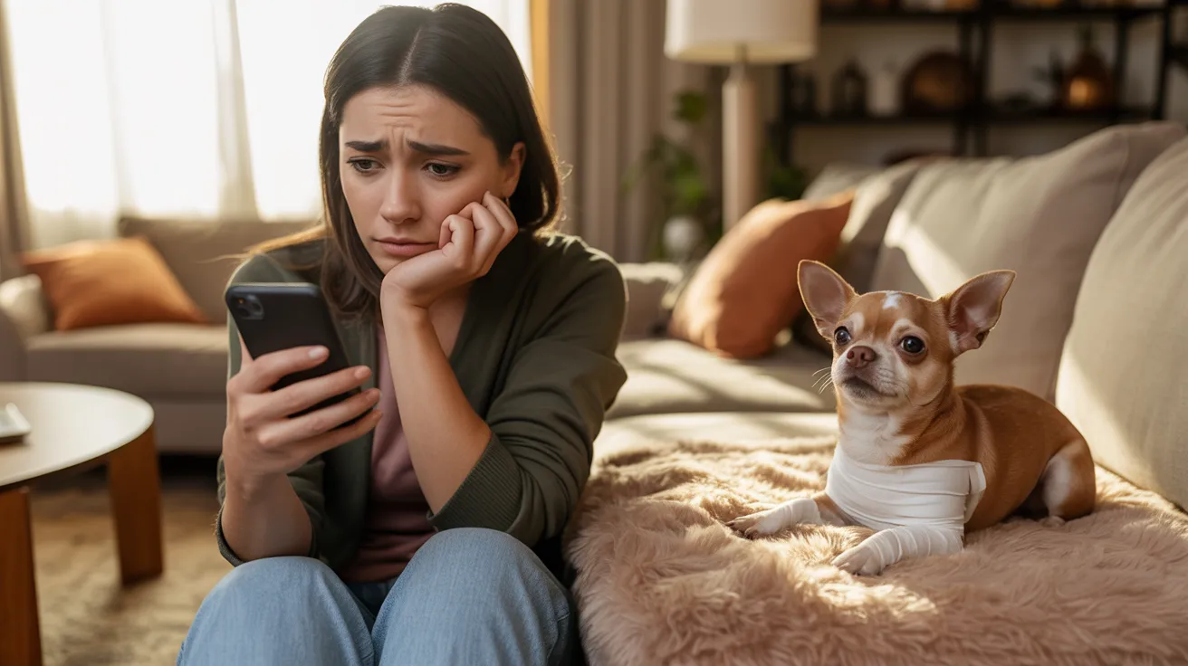 Woman Discovers Husband Broke Dog's Leg After Losing His Temper, Now She's Pregnant And Worried