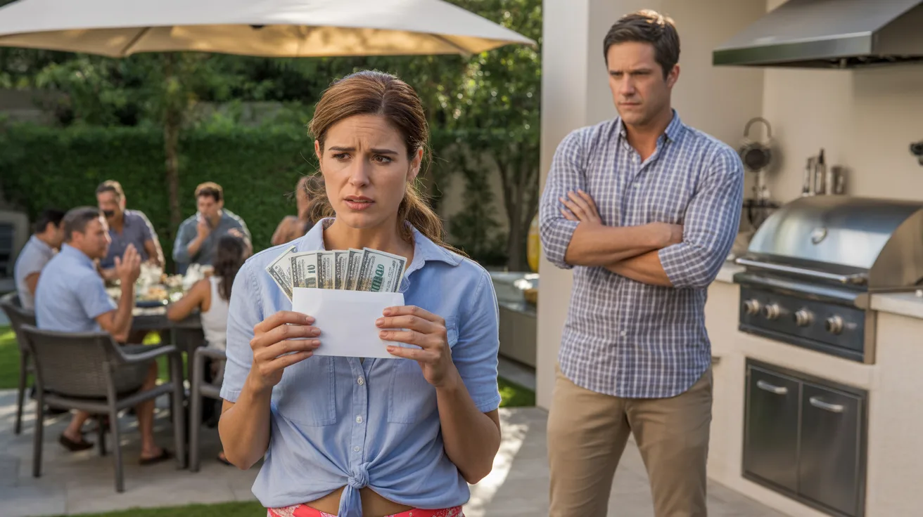 Woman Returns Money Her Husband Took From Her Family For Attending Their Cookout