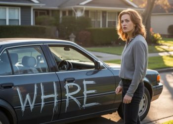 Woman Calls Police On Neighbor After Her Car Is Keyed Over Her Writing