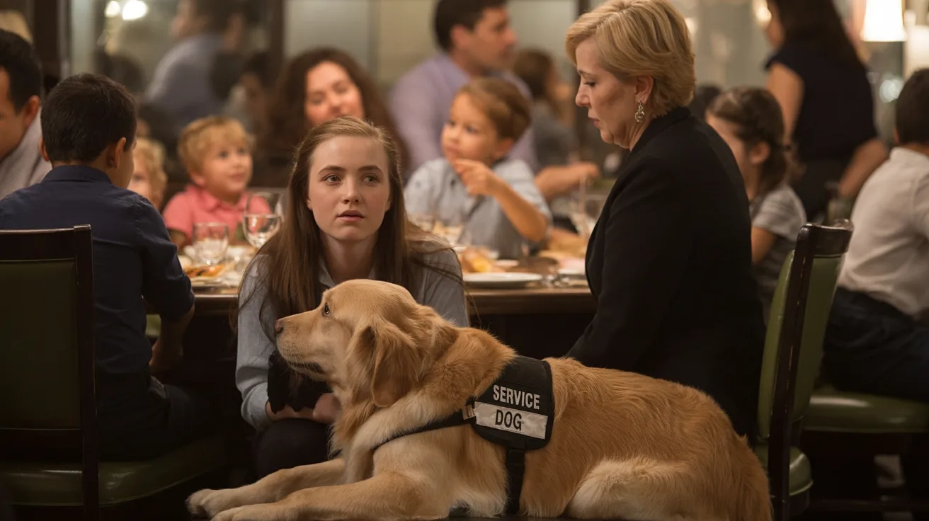 She Brought Her Service Dog to a Family Dinner to Manage Sensory Overload, and Her Aunt Called Her Self-Centered for It