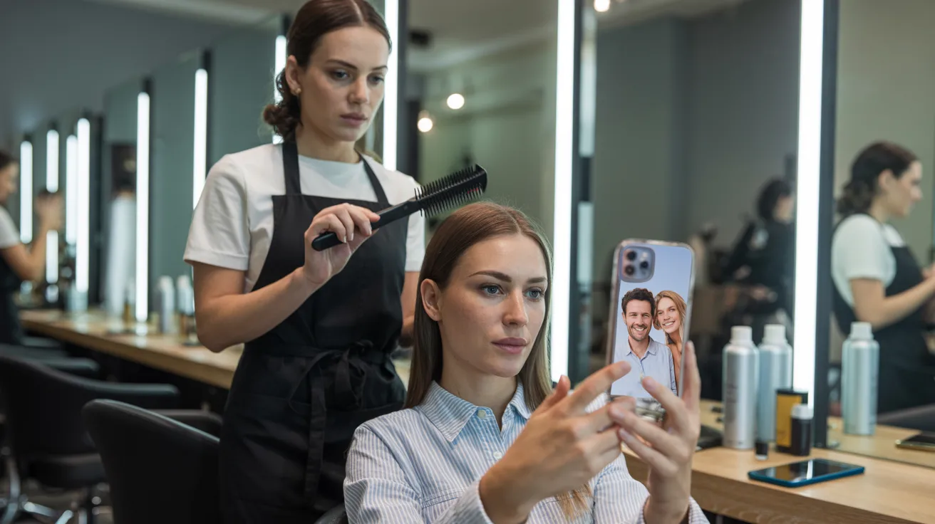 Hairdresser Spots Her Ex In A Client’s Photos And Decides To Walk Away From The Situation