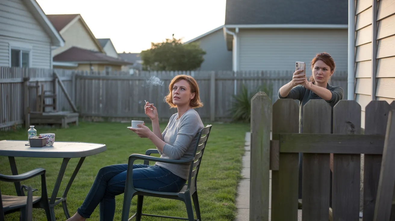 She Smokes in Her Own Backyard. Her Neighbor Filmed Her, Posted It Online, and Hired a Lawyer