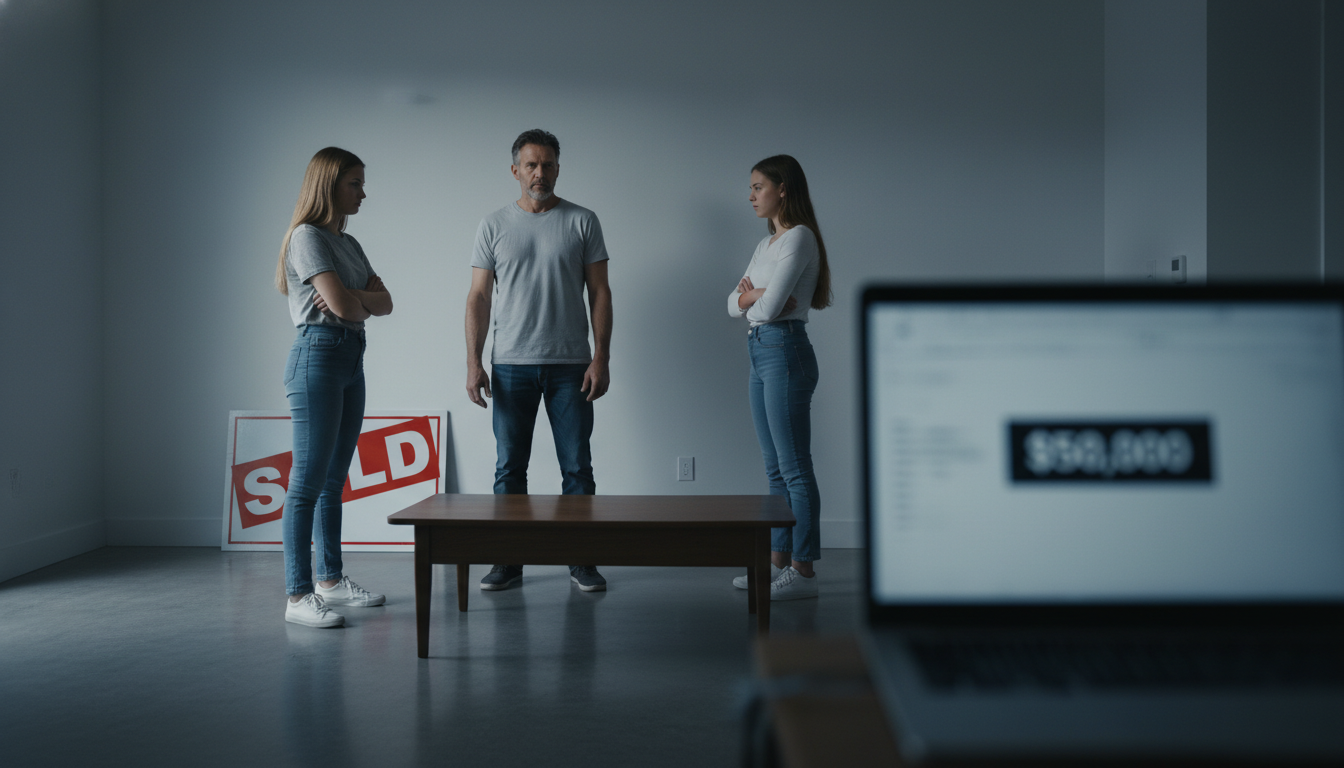 Kids Call Father "Heartless" For Not Saving Their Mom From Eviction. Ignoring The Secret Fortune That Broke The Marriage Kids Call Father "Heartless" For Not Saving Their Mom From Eviction. Ignoring The Secret Fortune That Broke The Marriage