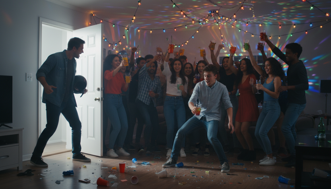 Homeowner Shuts Down A House Party And Reclaims His Home From An Entitled Sibling