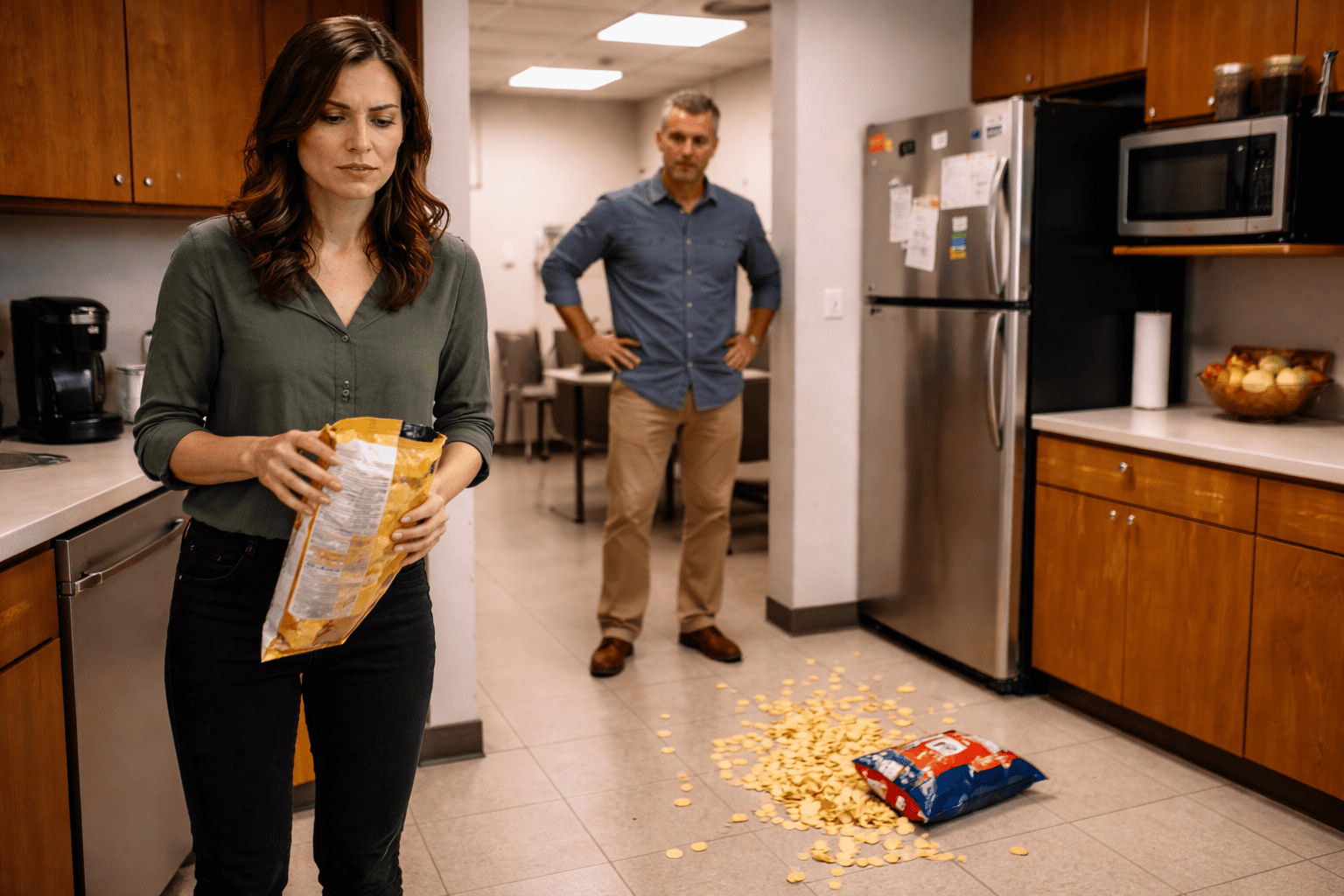 She Tries To Teach Her Colleague A Lesson About Snatching Things, Only To Make Everything Worse