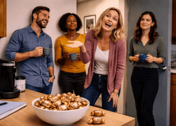 Woman Offers Candy, But Office Drama Over “Naughty” Snacking Pushes Her To The Edge