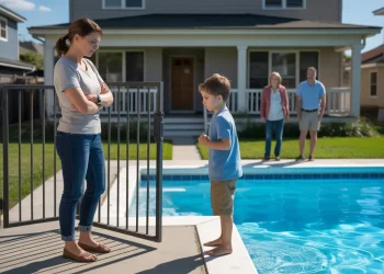 She Takes A Stand After Her Neighbor’s Son Sneaks Into Her Pool, But Now She’s Facing The Backlash