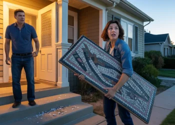 Man Refuses To Lend His Art To His Neighbor, But She Breaks Into His House And Takes It Anyway