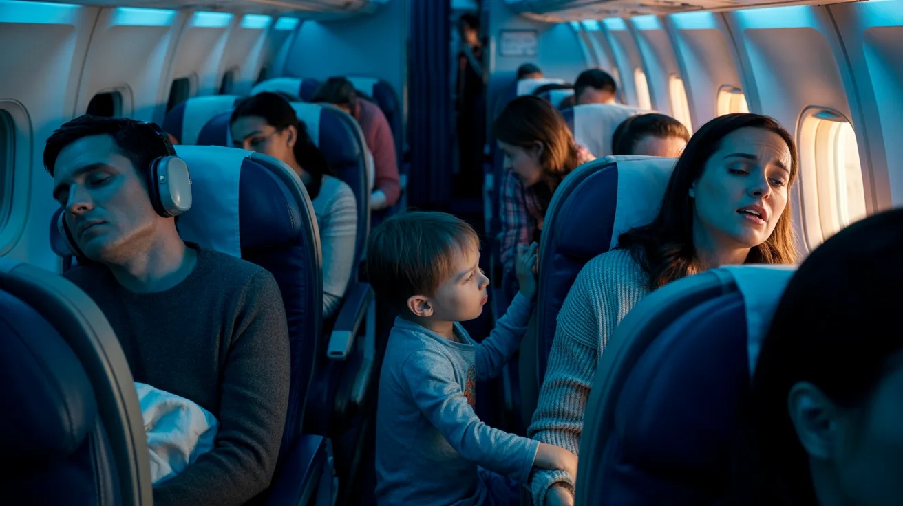 She Asked a Family to Keep Their Child Quiet on a Red-Eye Flight, and It Turned Into an Awkward Standoff