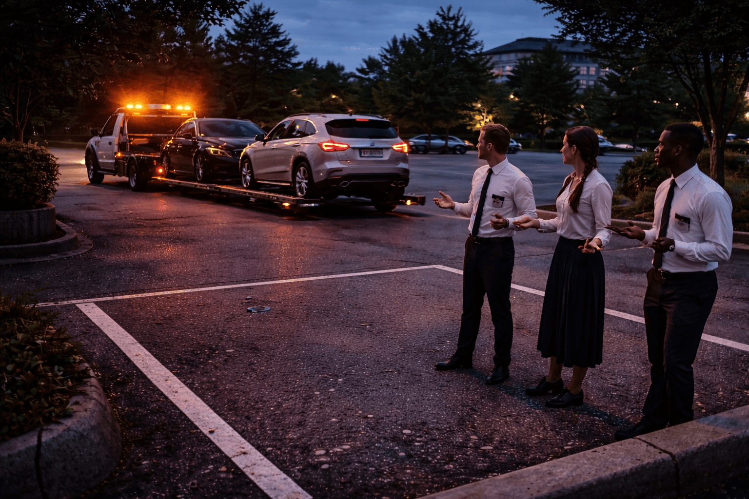 Apartment Parking Spot Stolen By Missionaries? See How One Resident Lets The Tow Truck Handle It
