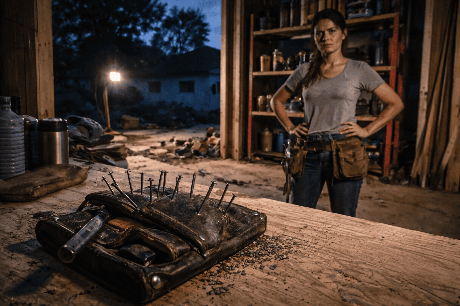 Woman Nails Her Coworker’s Tool Bag To The Floor After He Steals Her Ladder. Silent Payback That Left No One Talking About