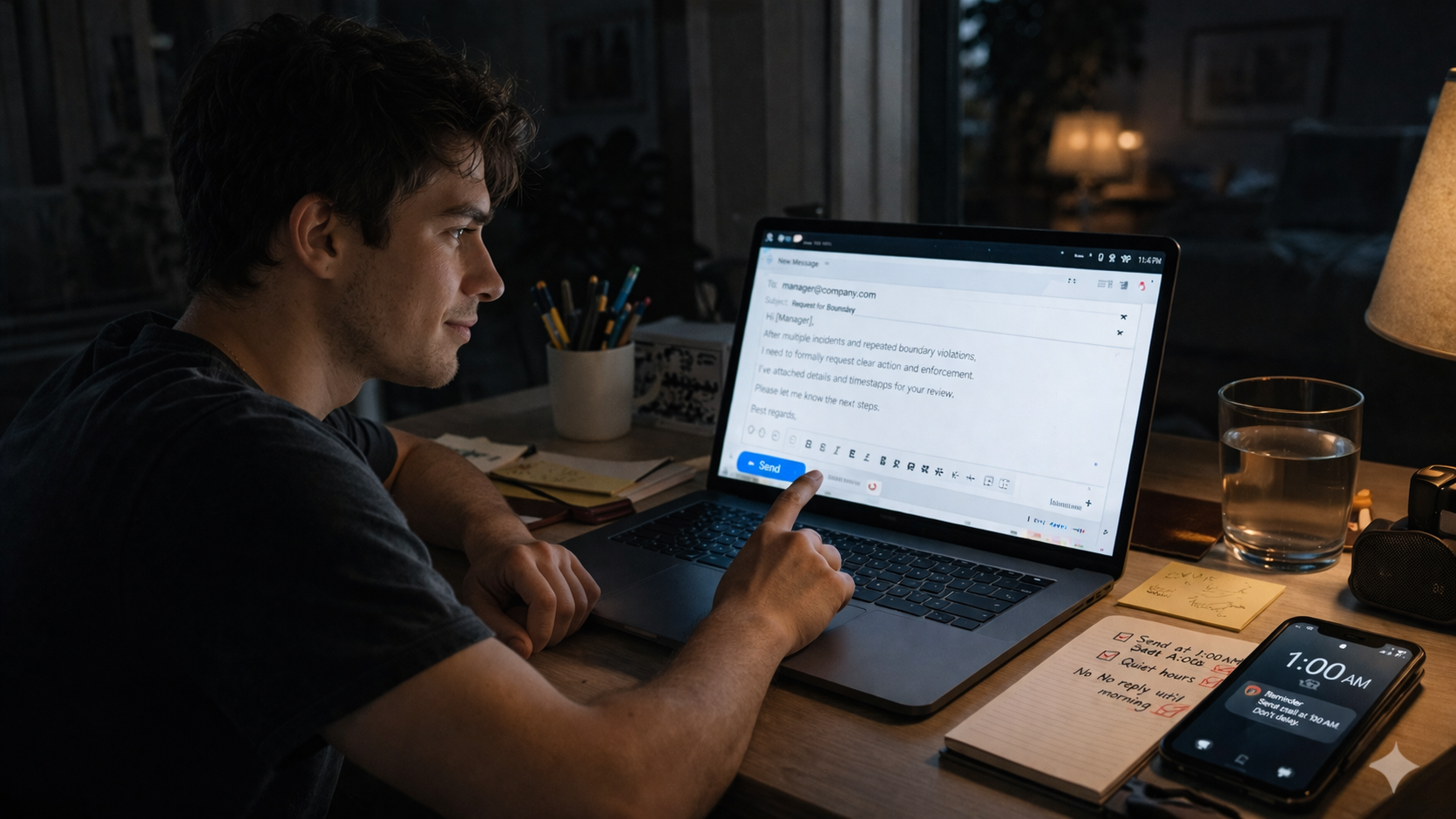 He Never Complained About Late Emails, Just Responded In A Way His Boss Couldn’t Ignore