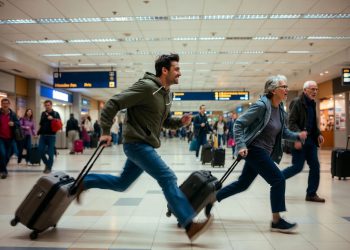 Fast Walker VS. Older Woman: A Race To The Plane That Ends In Humiliation