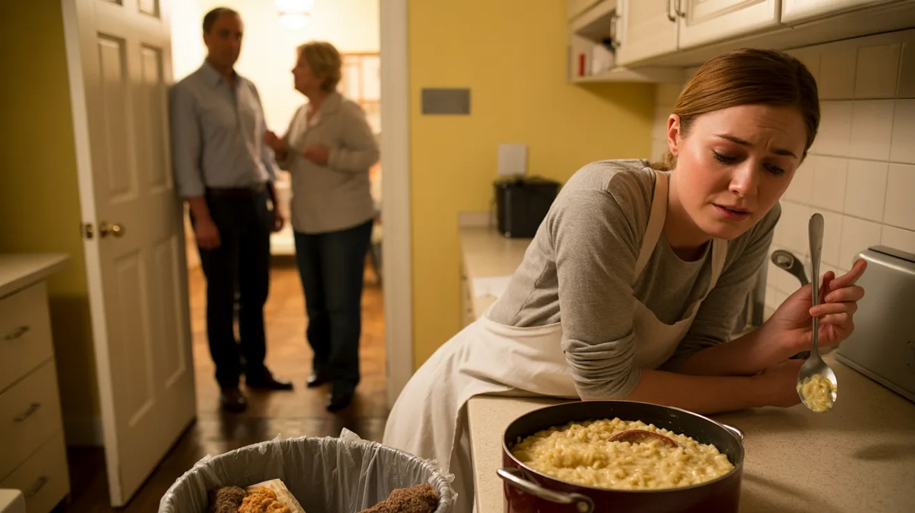 She Cooked a Three-Hour Dinner for Her Parents, Then Threw It Away When She Found Out Where They Really Were